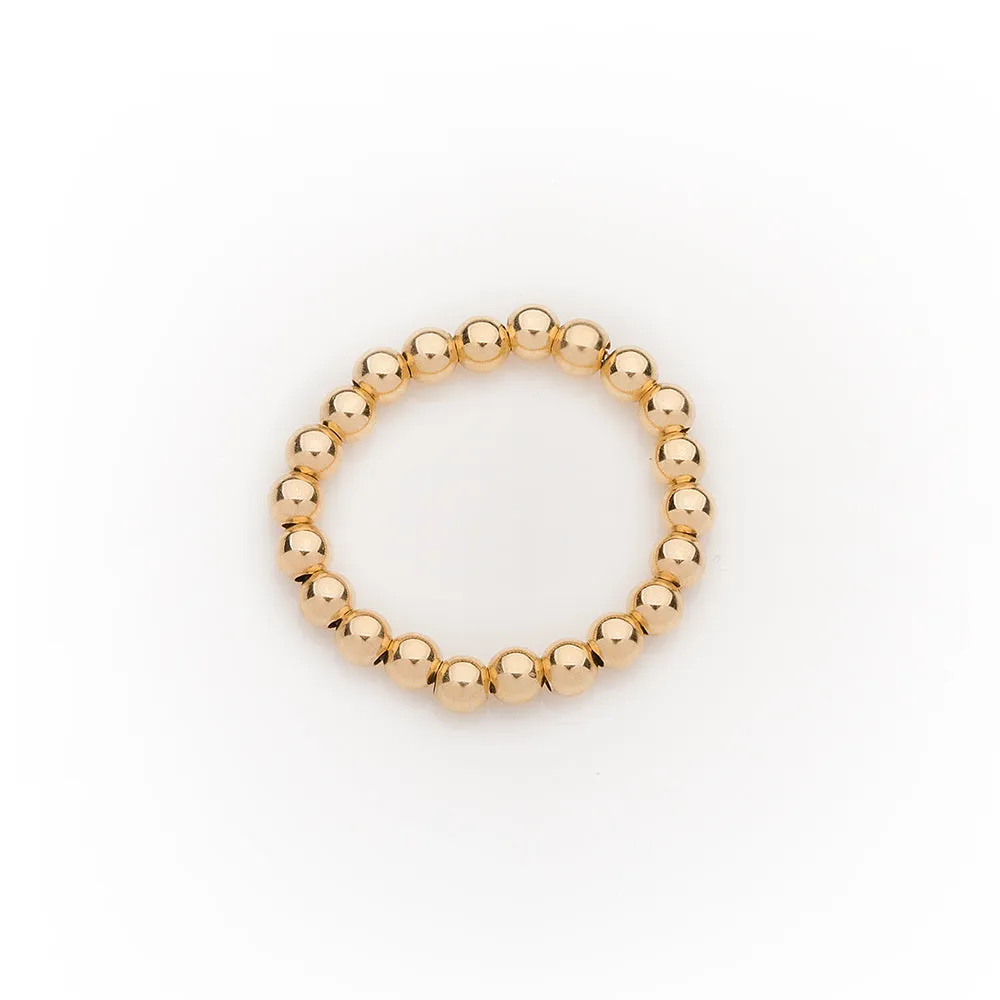 3mm Ring in 14k Yellow Gold Filled Beads