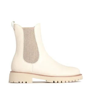 ABBEY LEATHER CHELSEA ANKLE BOOTS