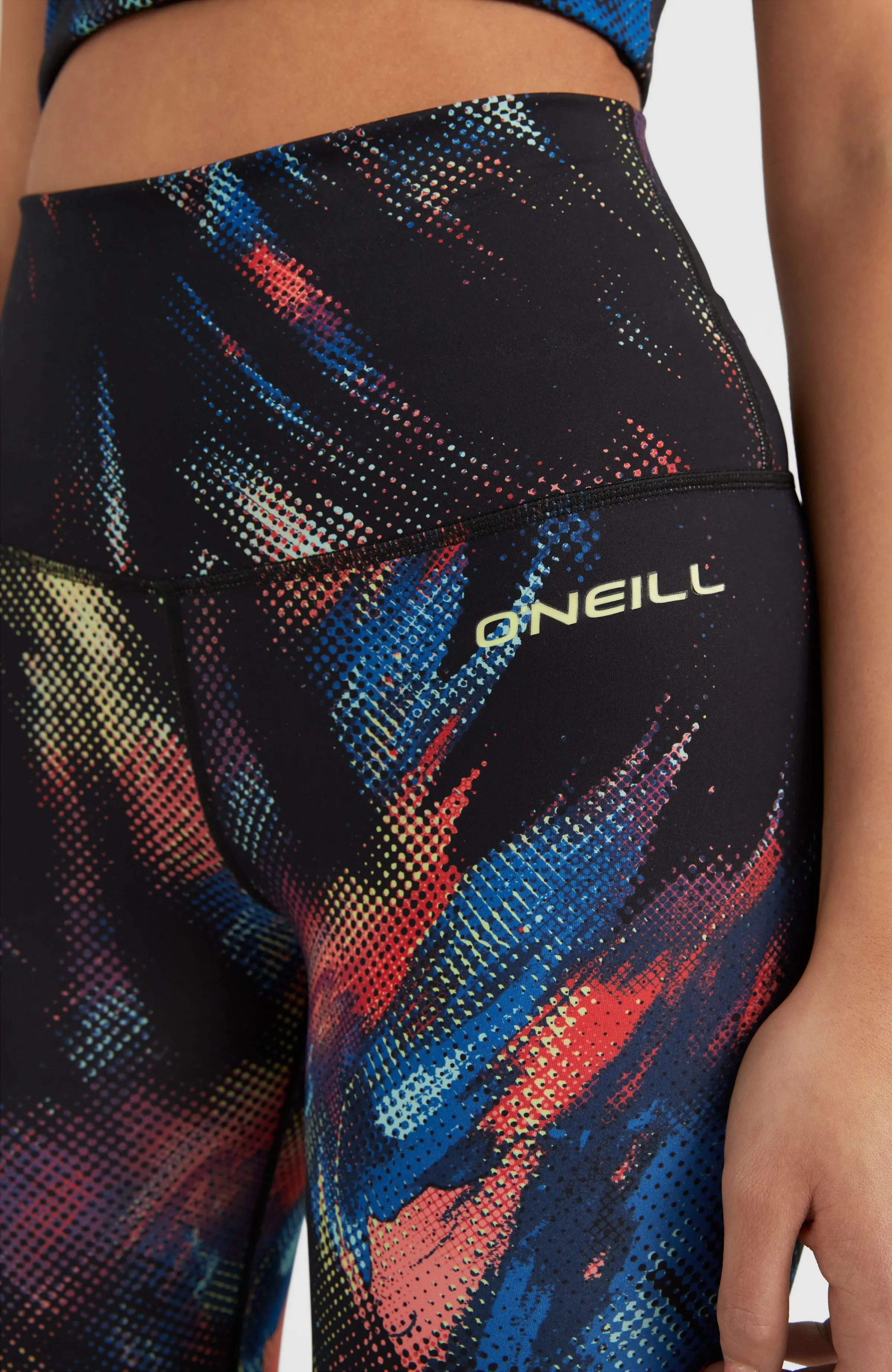 Active High Waist Leggings | Black Future Fade