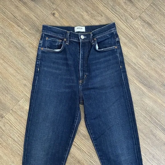 AGOLDE Pinch Waist Skinny High Rise Stretch Denim Jeans Size 26
