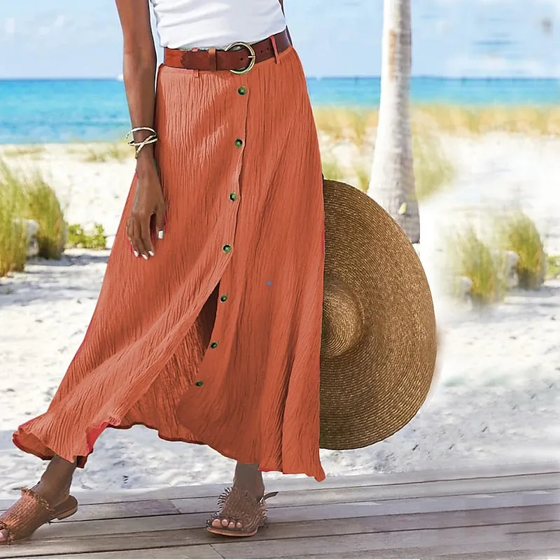 Amelia - Summer Linen Skirt