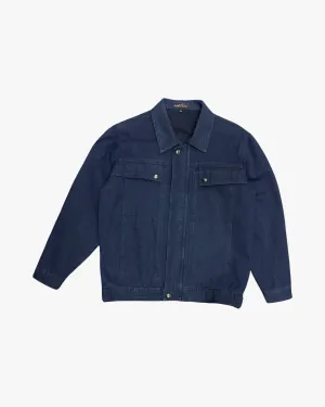 &denim stretch large zipper