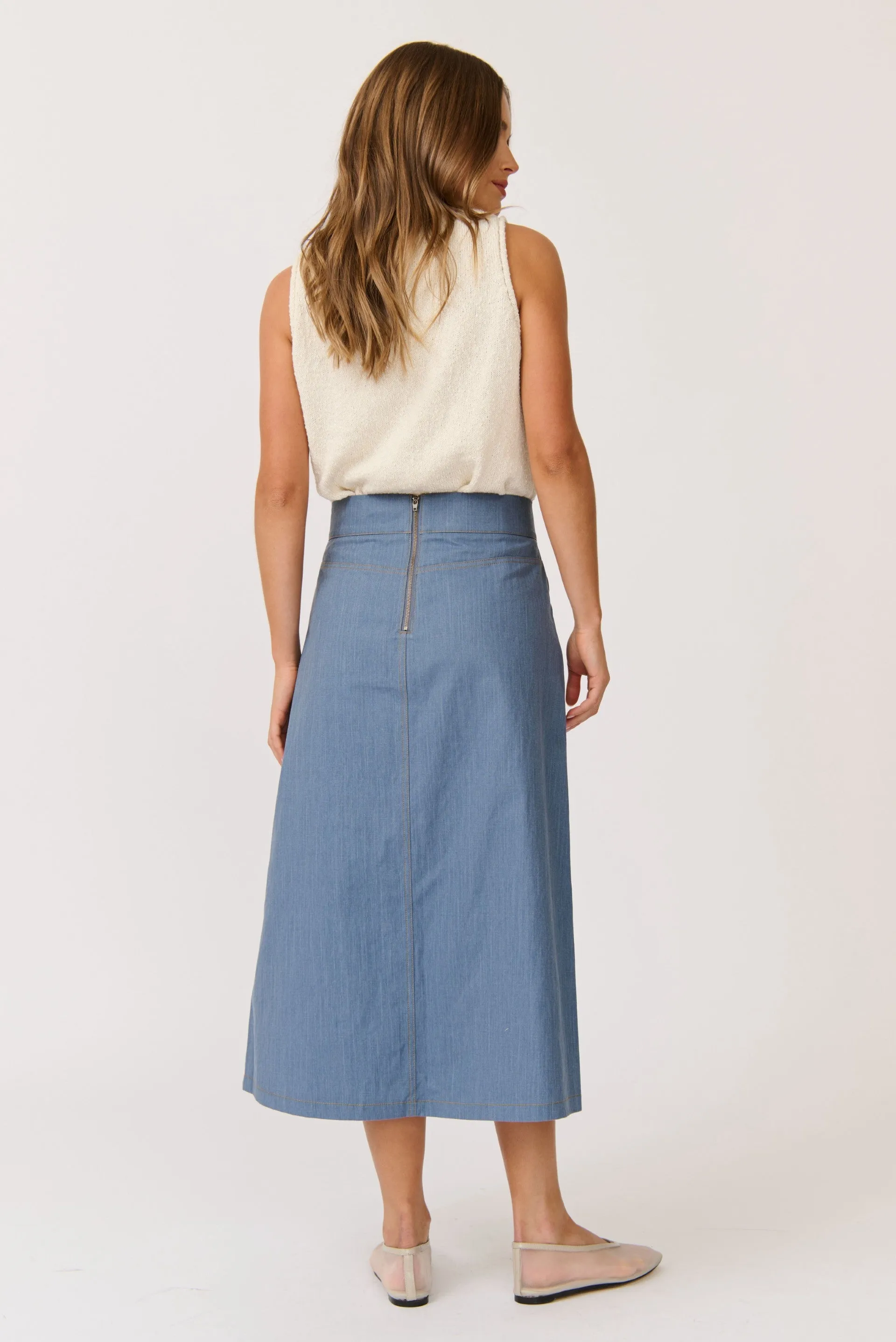 ASTRID SKIRT || DENIM
