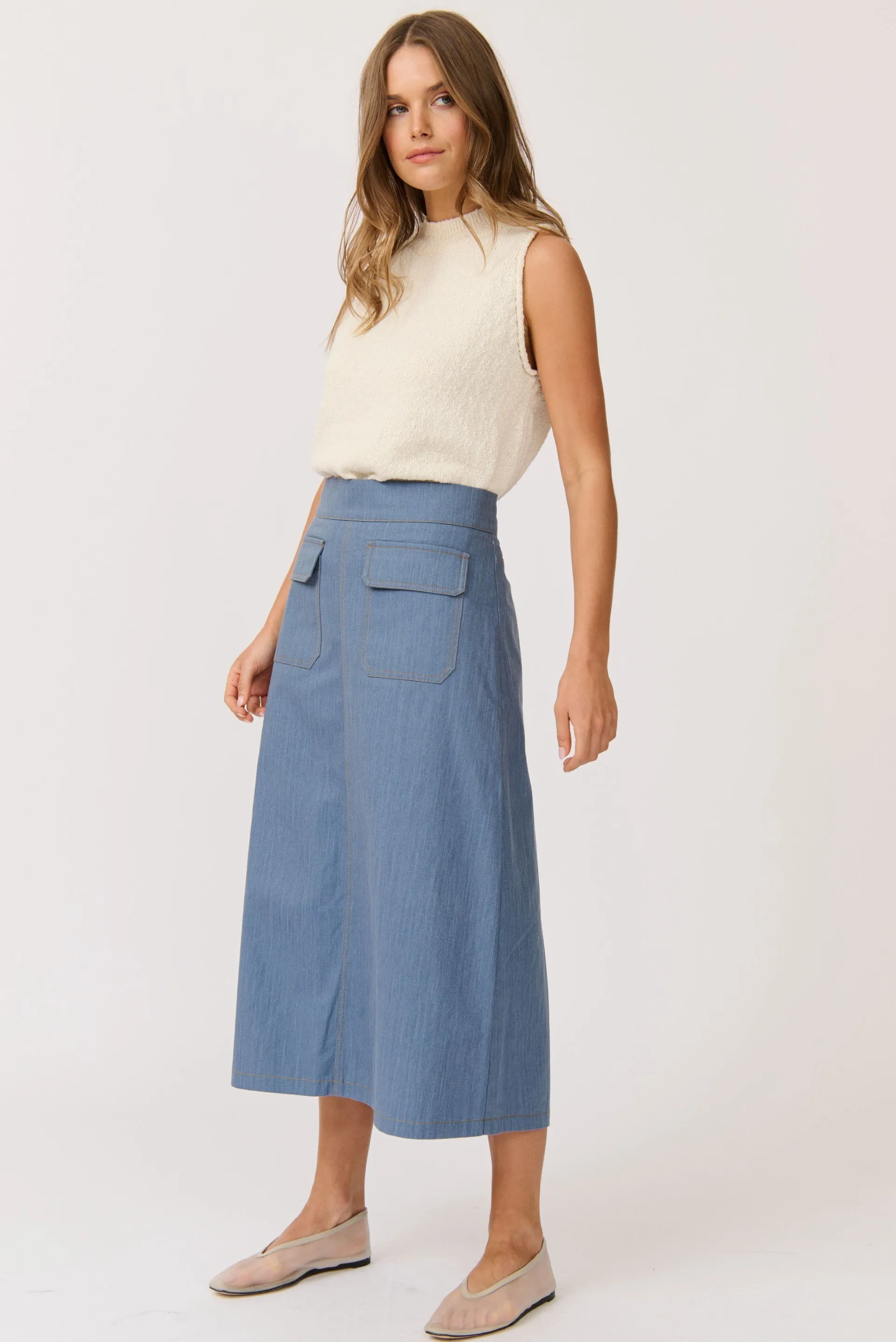 ASTRID SKIRT || DENIM