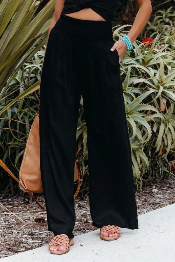 Autumn - Cotton Pants with High Waist