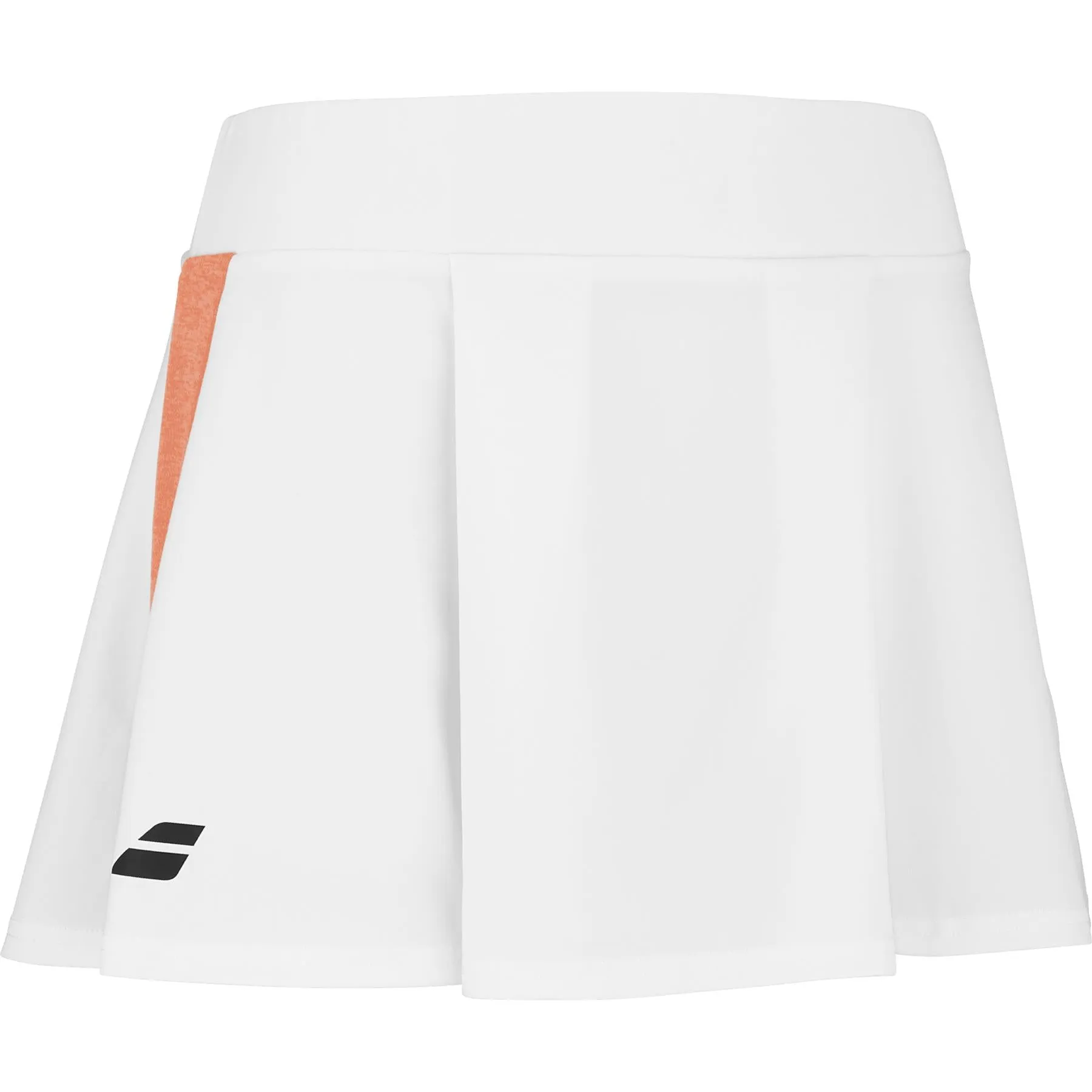 Babolat Play Womens Tennis Skirt - White / Orange