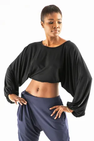 Bamboo Knit Cropped Sleeves