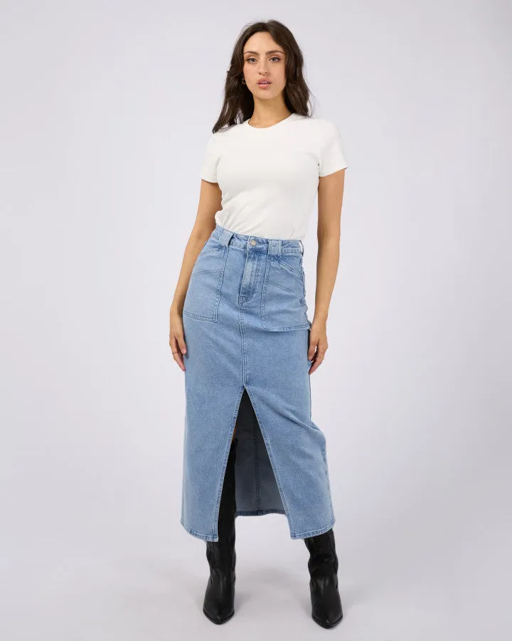 Becca Maxi Skirt - Light Blue