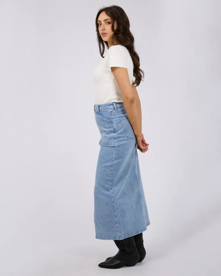 Becca Maxi Skirt - Light Blue