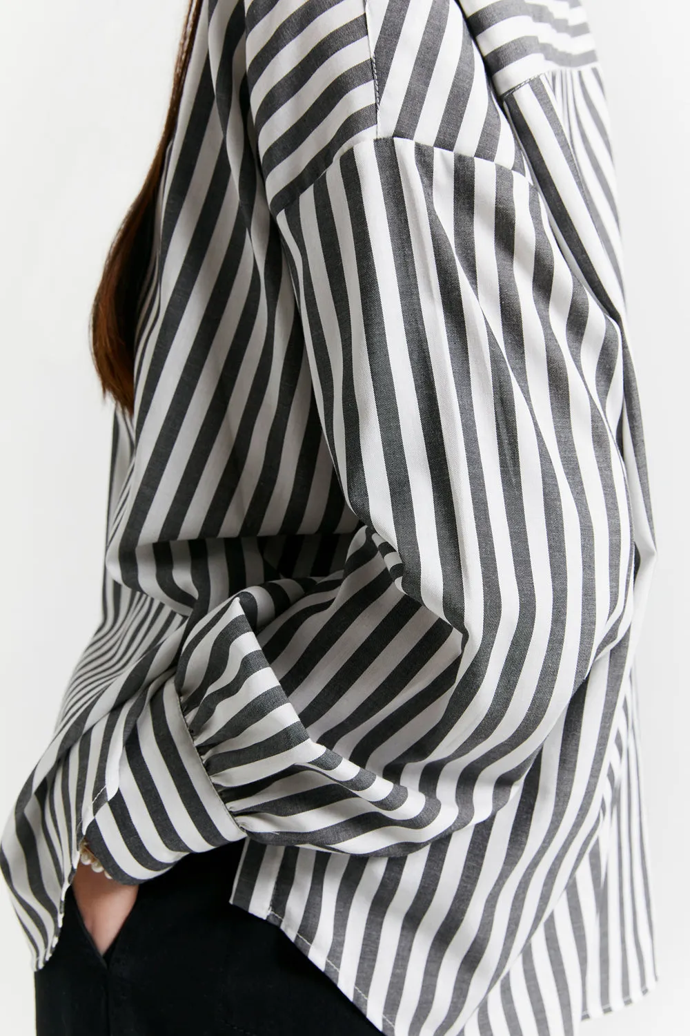 Berisford Dress Shirt Black Stripe