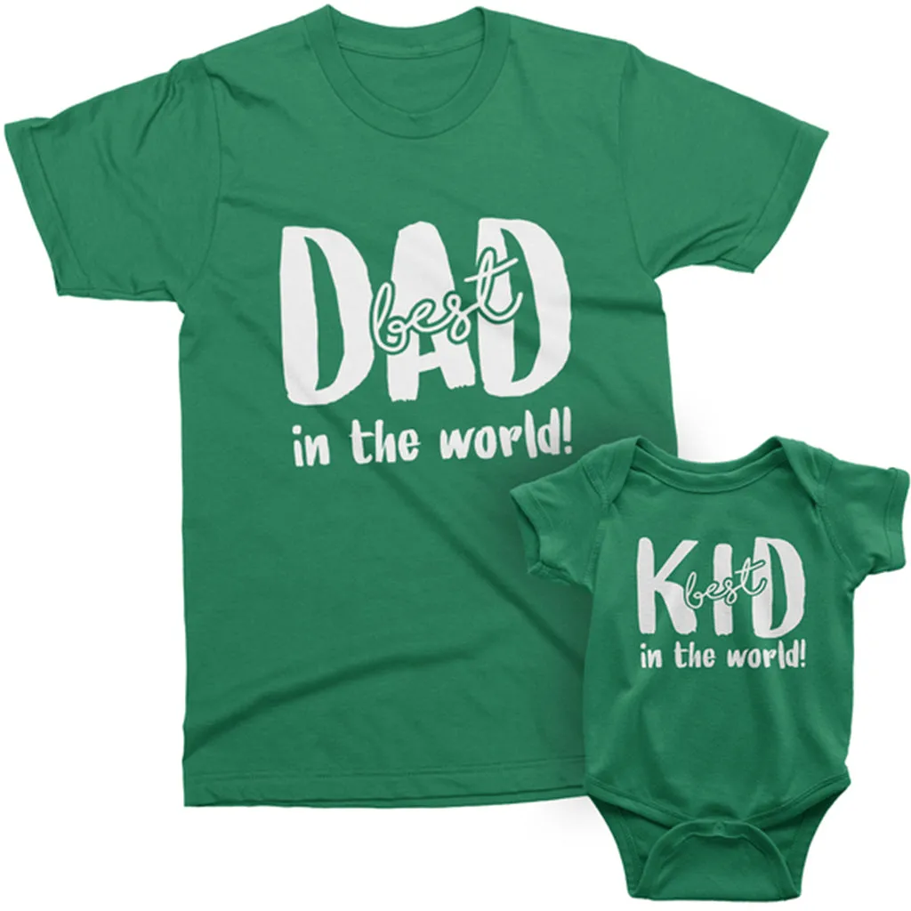 Best Mom, Dad, and Kid Ever - Family Matching T-Shirts