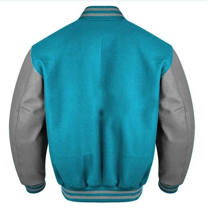 Best Varsity Jackets - Sky Blue Gray