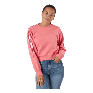 Bettens Cropped Crew Sweat 40021 - Tea Rose