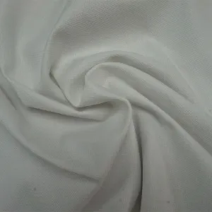 Bingham - Stretch Woven - White