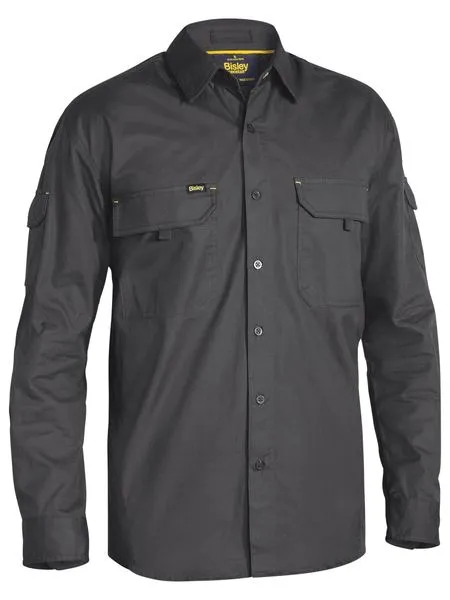 Bisley BS6414 Mens X Airflow™ Ripstop Long Sleeve Work Shirt