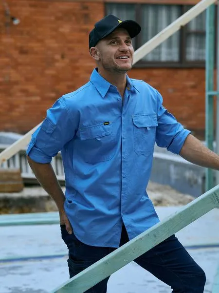 Bisley BS6414 Mens X Airflow™ Ripstop Long Sleeve Work Shirt