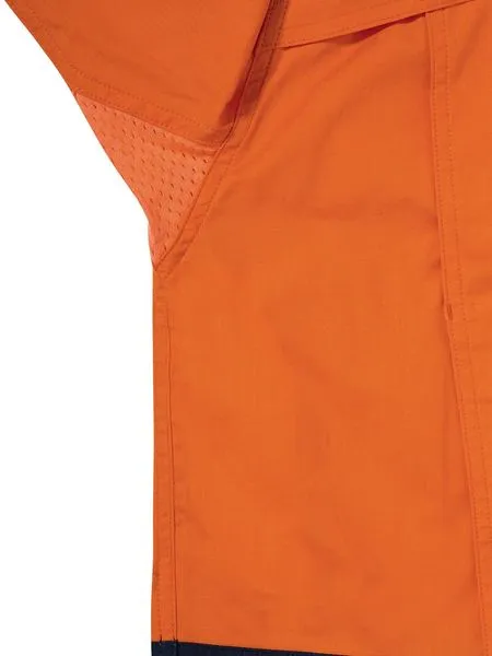 Bisley BS6415 Modern Fit Two Tone Hi Vis X Airflow™ Ripstop Shirt