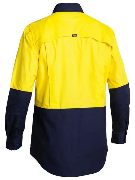 Bisley BS6415 Modern Fit Two Tone Hi Vis X Airflow™ Ripstop Shirt