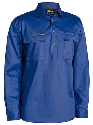 Bisley Closed Front Drill Shirt
