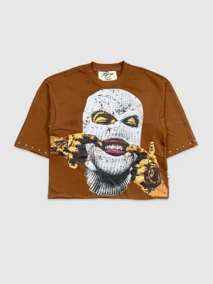 BKYS-T1219-Grillz Mask Cropped Tee