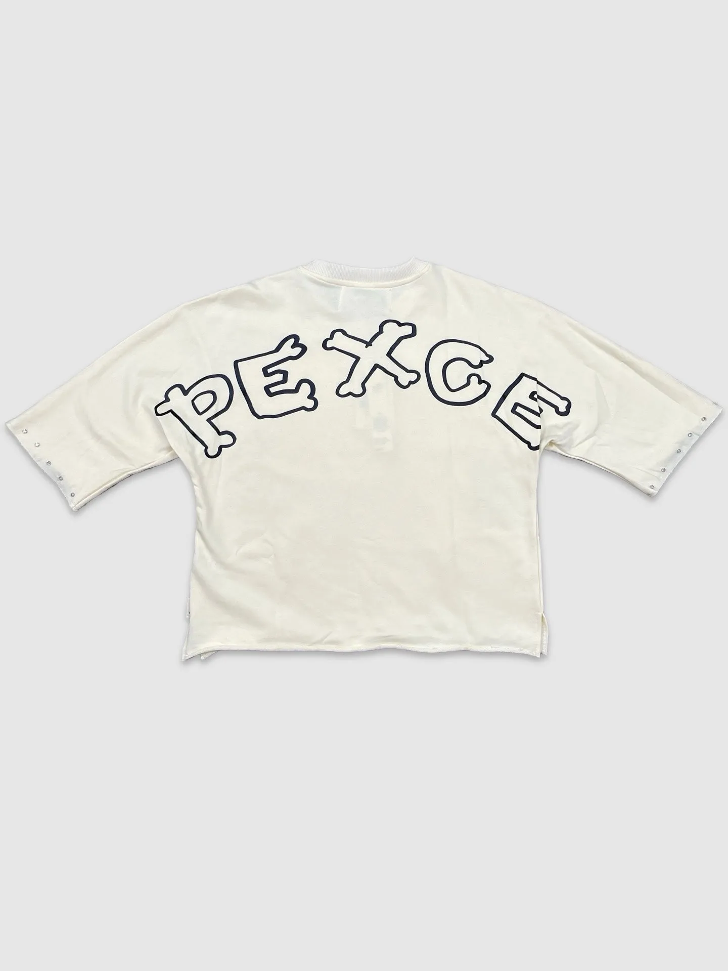 BKYS-T1264-Pexce Cropped Tee