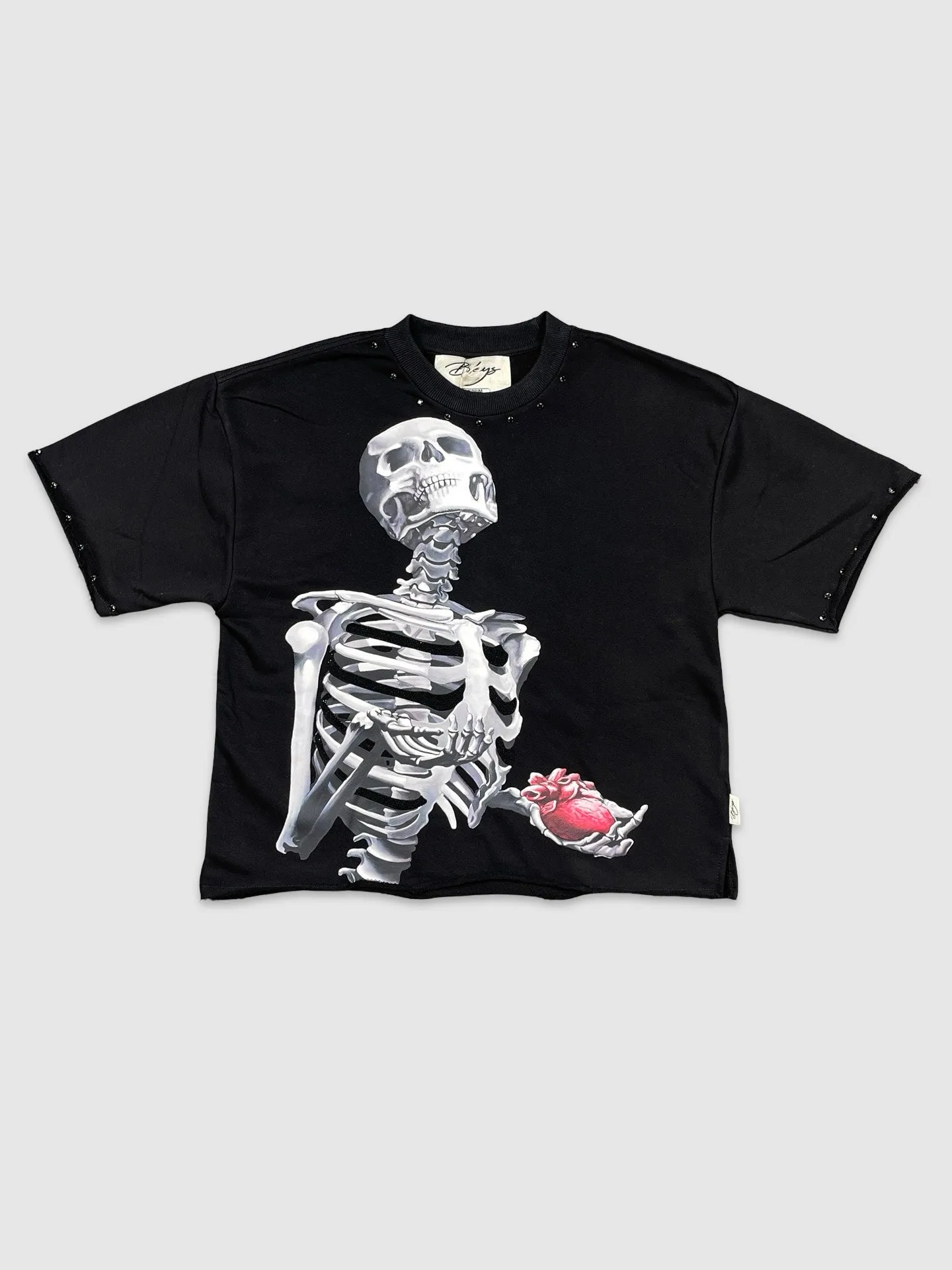 BKYS-T1290-Burn Cropped Tee