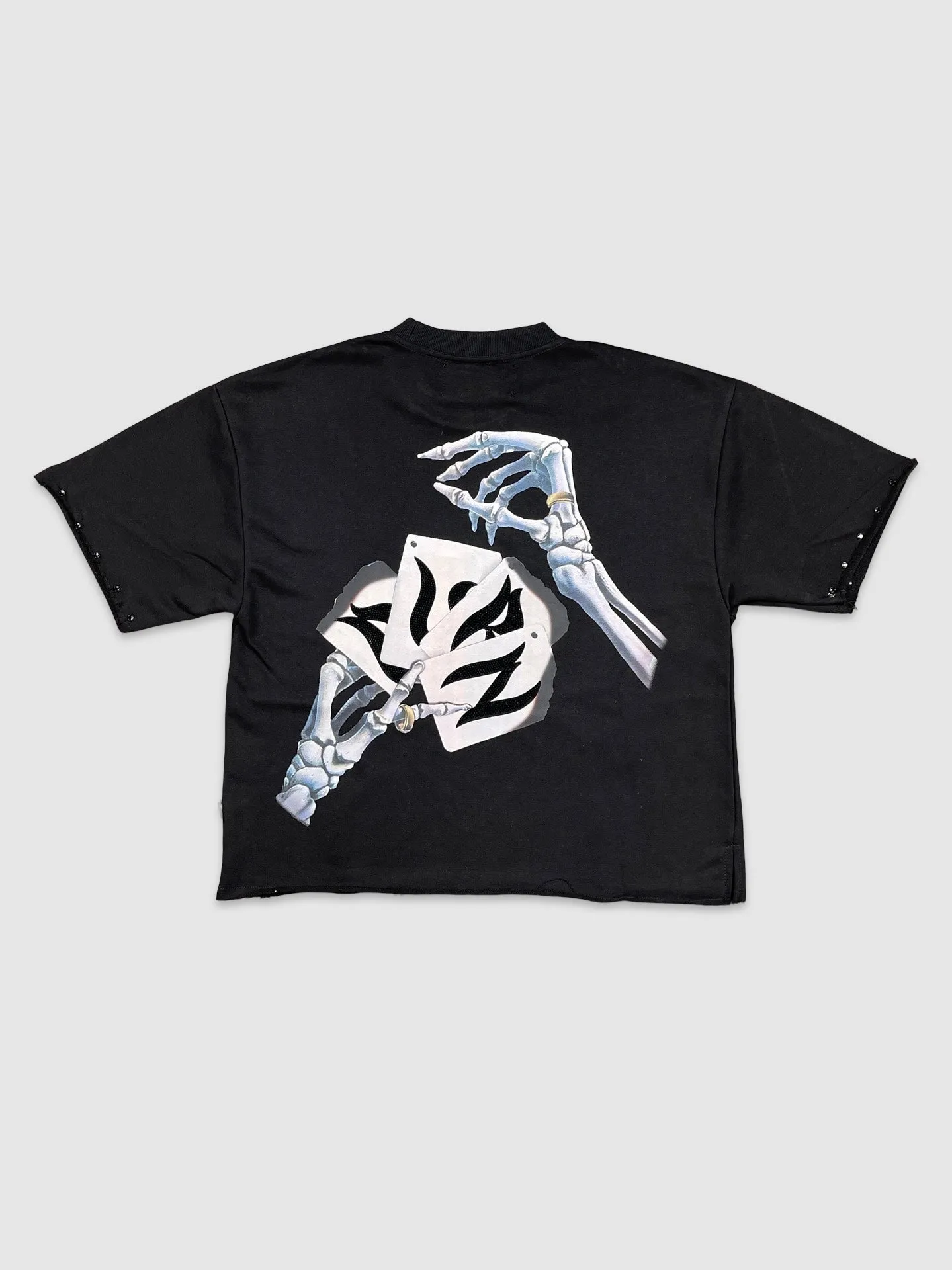 BKYS-T1290-Burn Cropped Tee