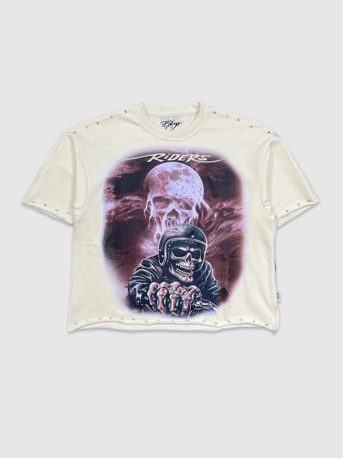BKYS-T1291-Rider Cropped Tee