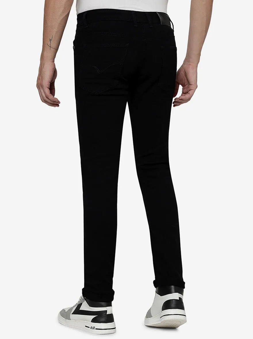 Black Washed Slim Fit Jeans | JadeBlue
