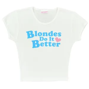 blondes do it better tee