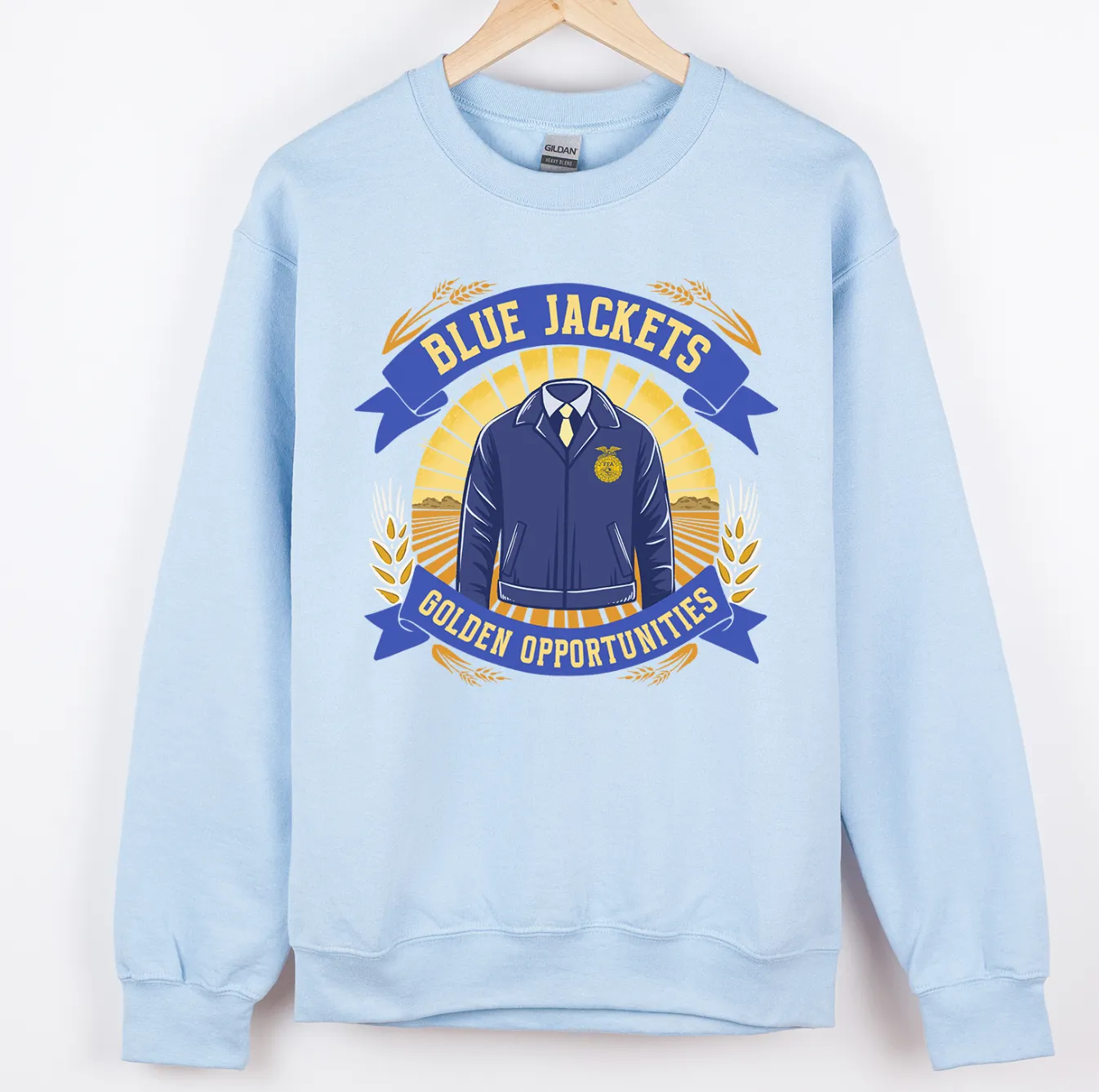 Blue Jackets Golden Opportunities – Crewneck