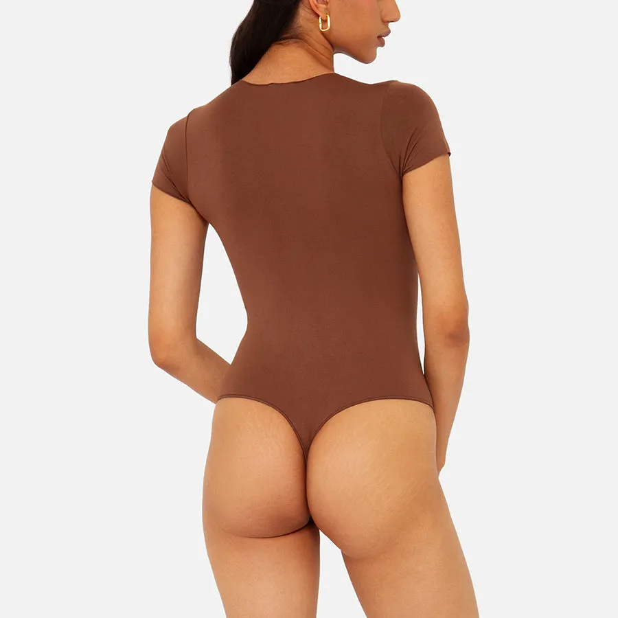 Bodysuit Manga Corta Stretch