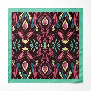 BOLD BOHO MANDALA SILK POCKET SQUARE