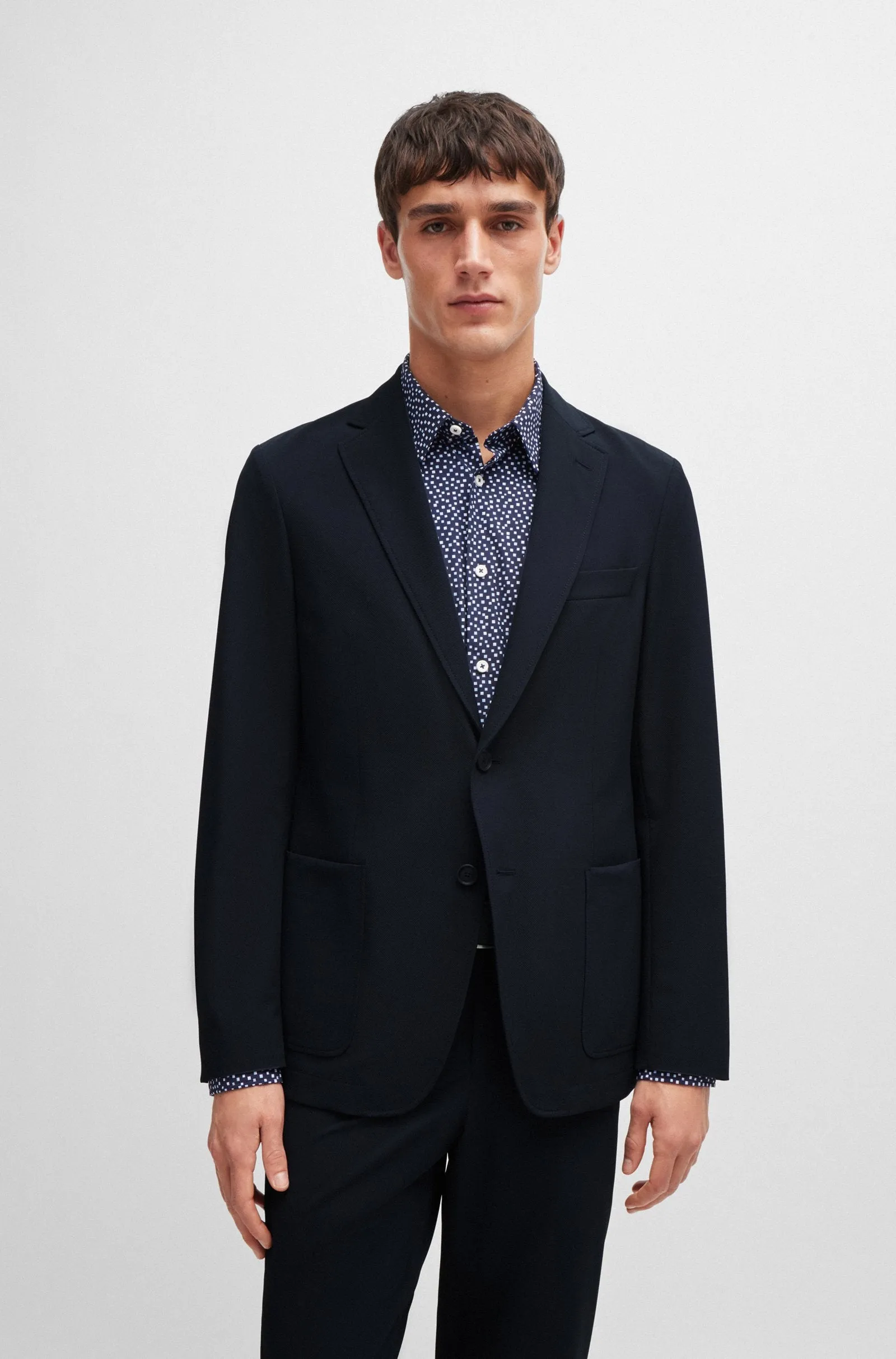 BOSS Blazers Slim Fit in Polyester Mix - P-HANRY-WG-PK-243F 10261380 01-50521592