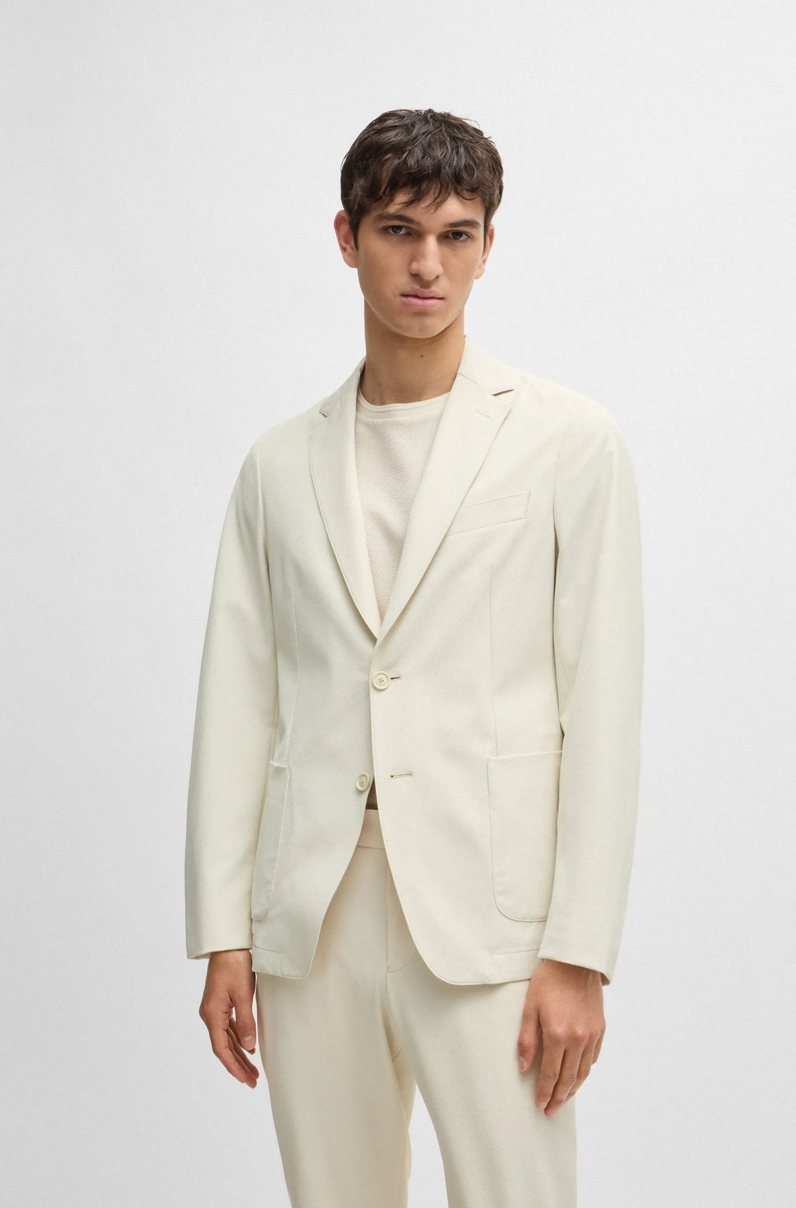 BOSS Blazers Slim Fit in Polyester Mix - P-HANRY-WG-PK-243F 10261380 01-50521592