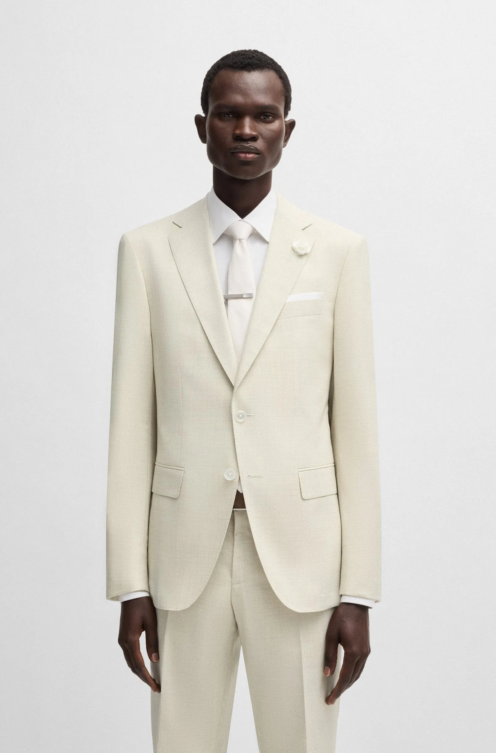 BOSS Blazers Slim Fit in Wool Mix - H-HUTSON-233 10271185 01-50540712