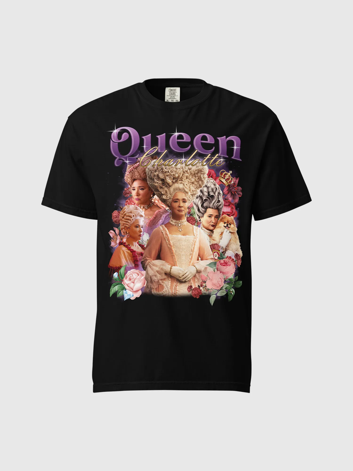 Bridgerton Queen Charlotte Unisex T-Shirt [Black]