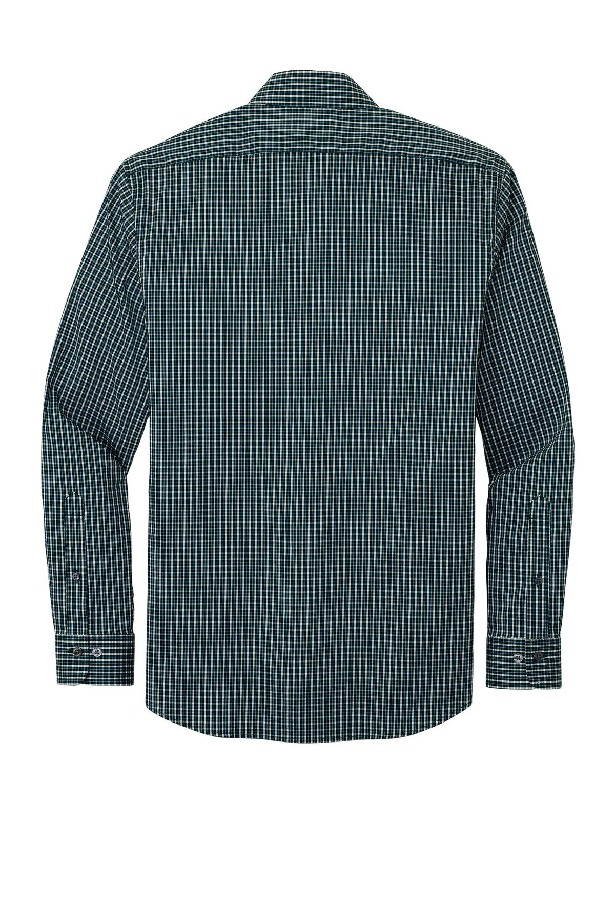 Brooks Brothers Tech Stretch Patterned Shirt BB18006 Dark Pine Multi Check