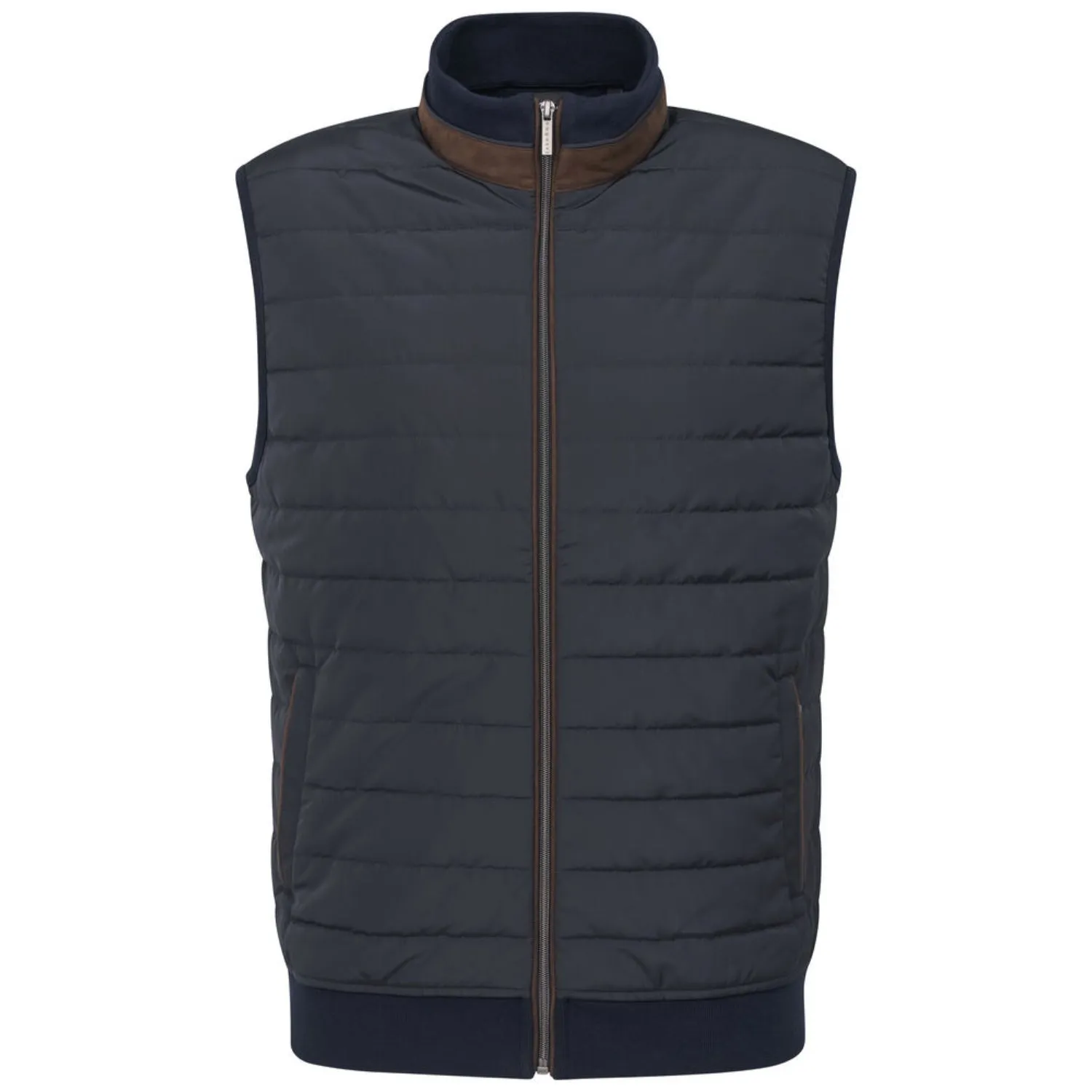 Bugatti Men's Jacket With a Modern Stand-up Collar