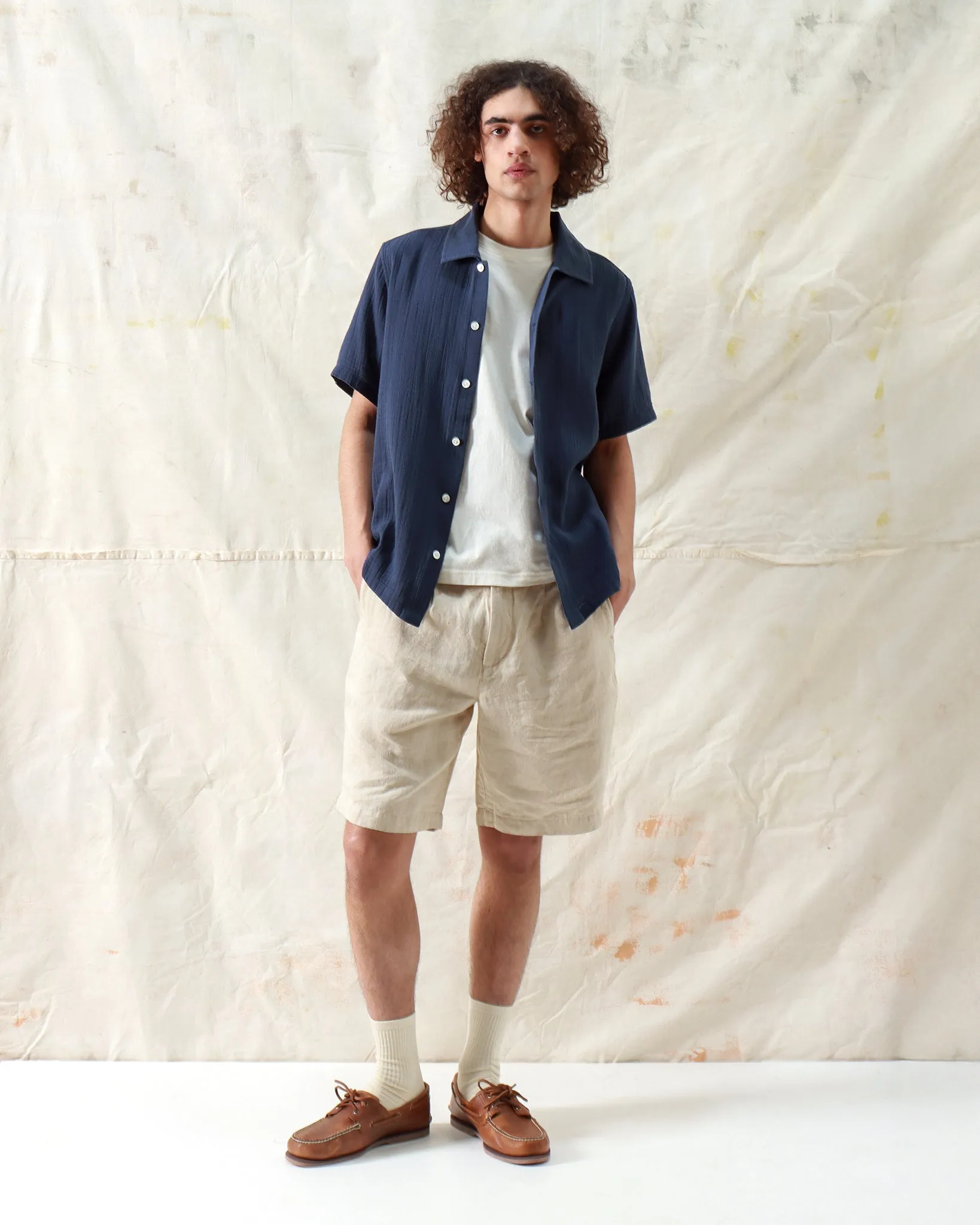 Busey Shirt - Navy Iris