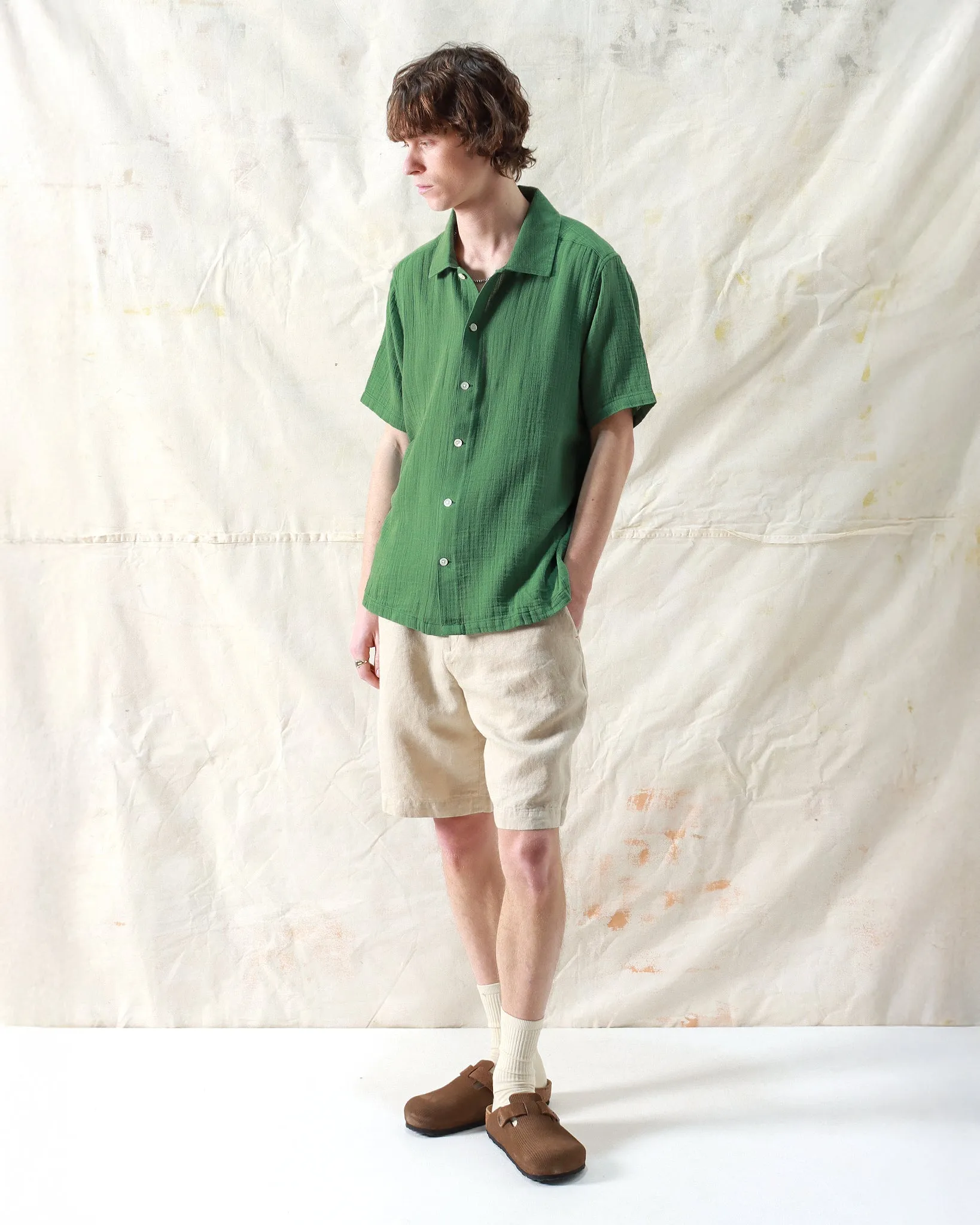 Busey Shirt - Tropical Green