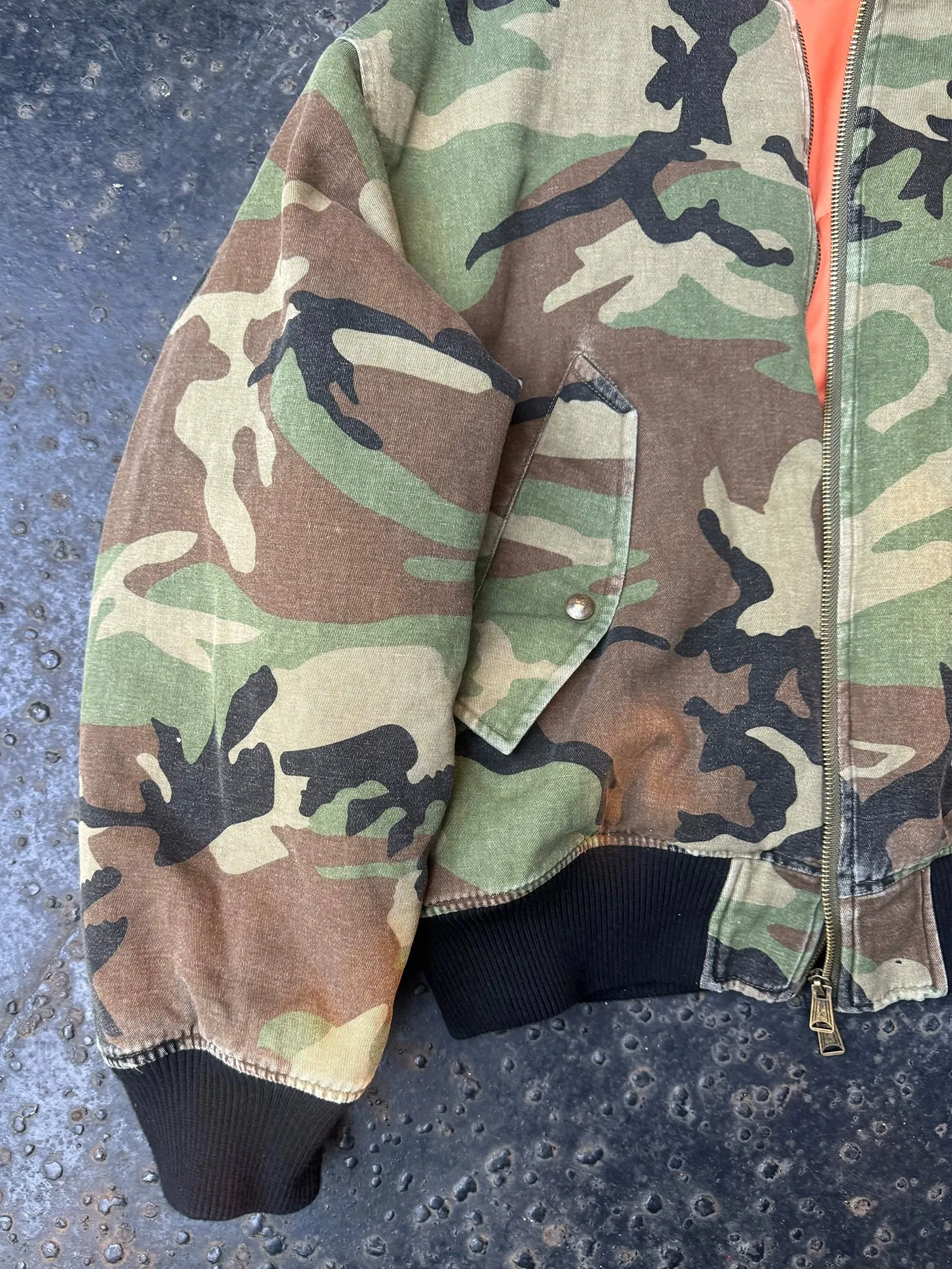 Camouflage Bomber Jacket
