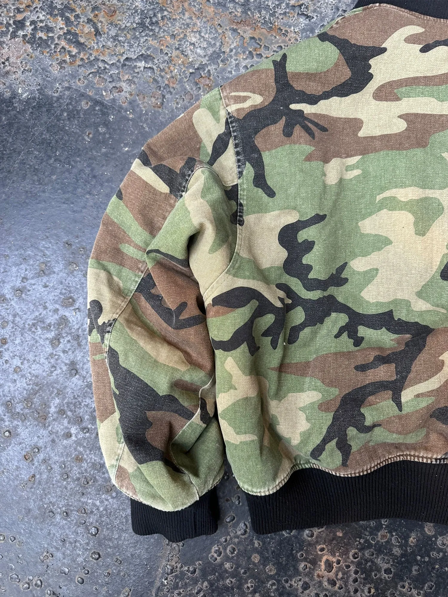 Camouflage Bomber Jacket