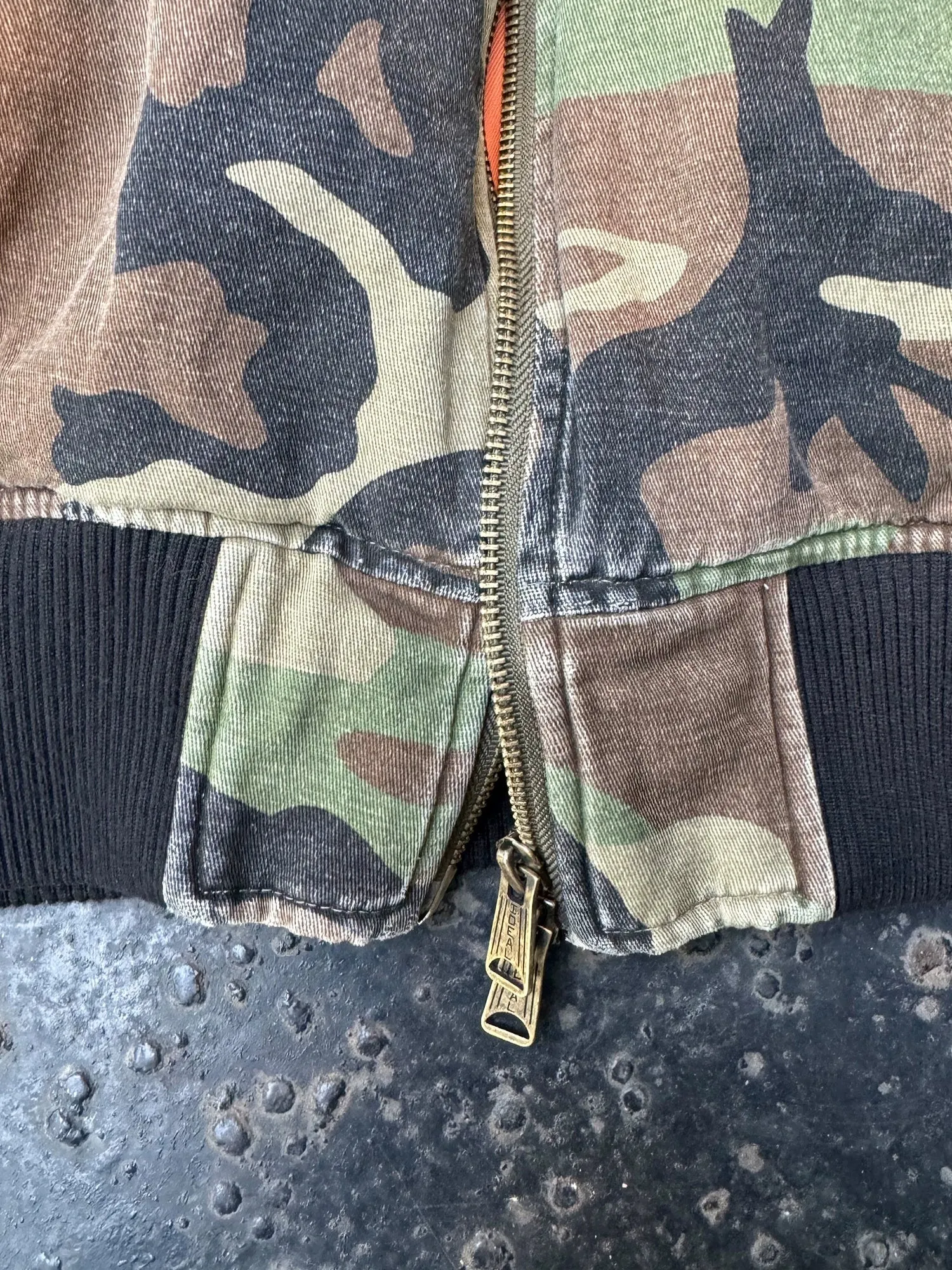 Camouflage Bomber Jacket