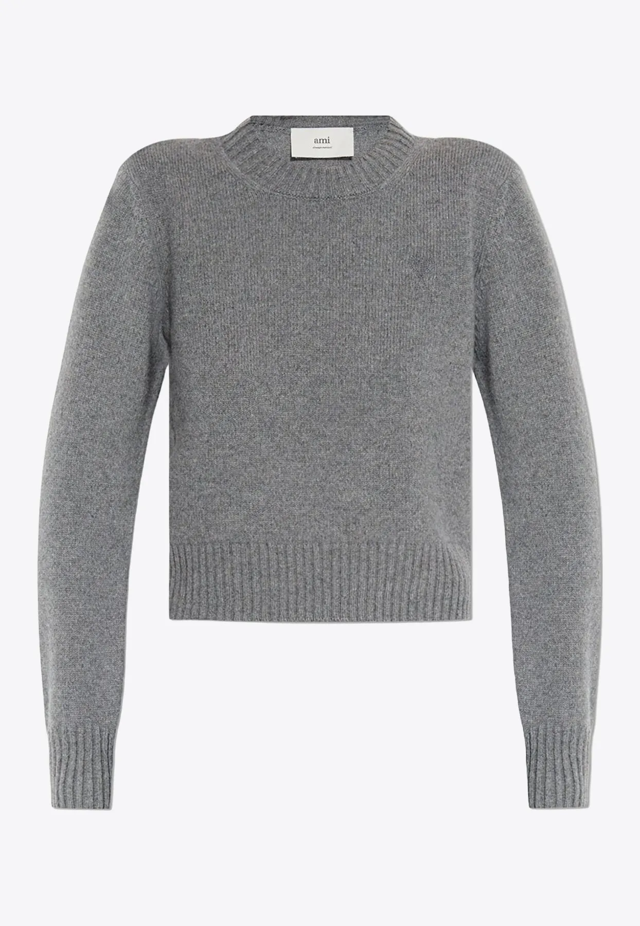 Cashmere-Blend Cropped Sweater