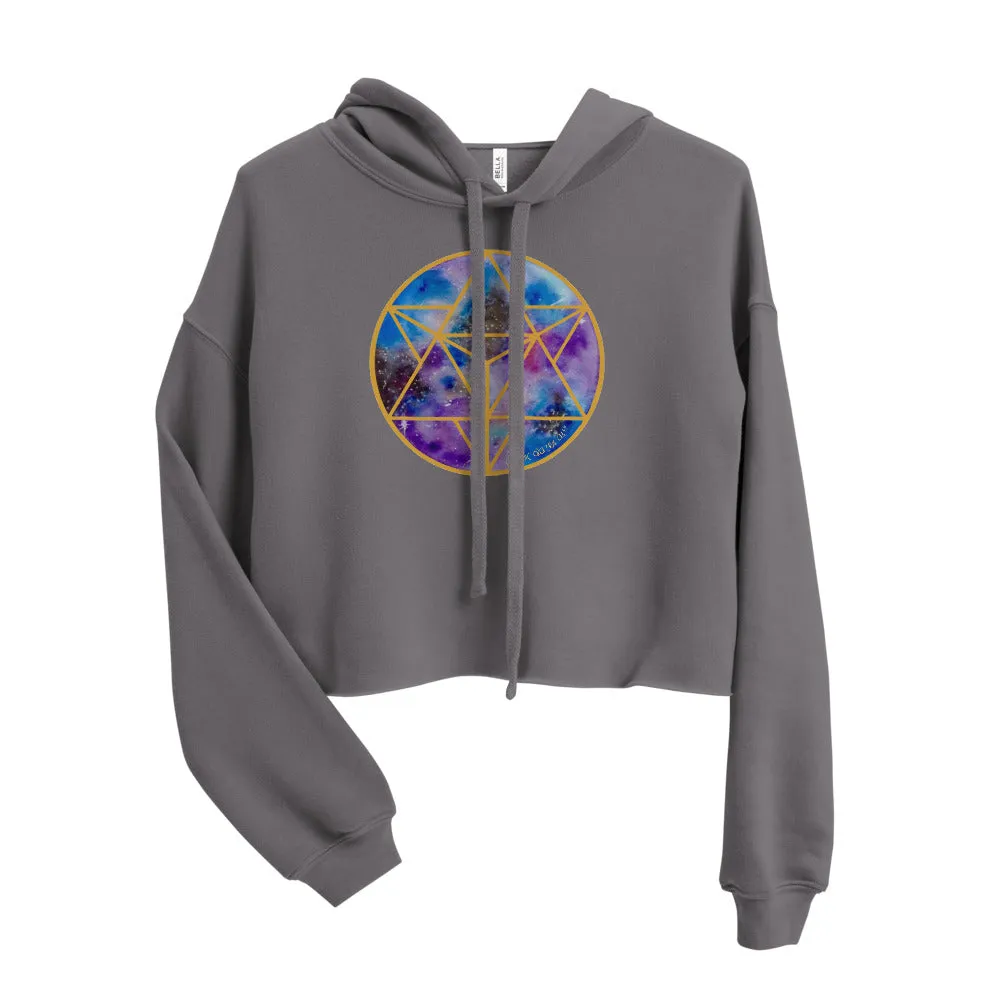 Celestial Merkabah (GOLD) ♡ Cropped Hoodie