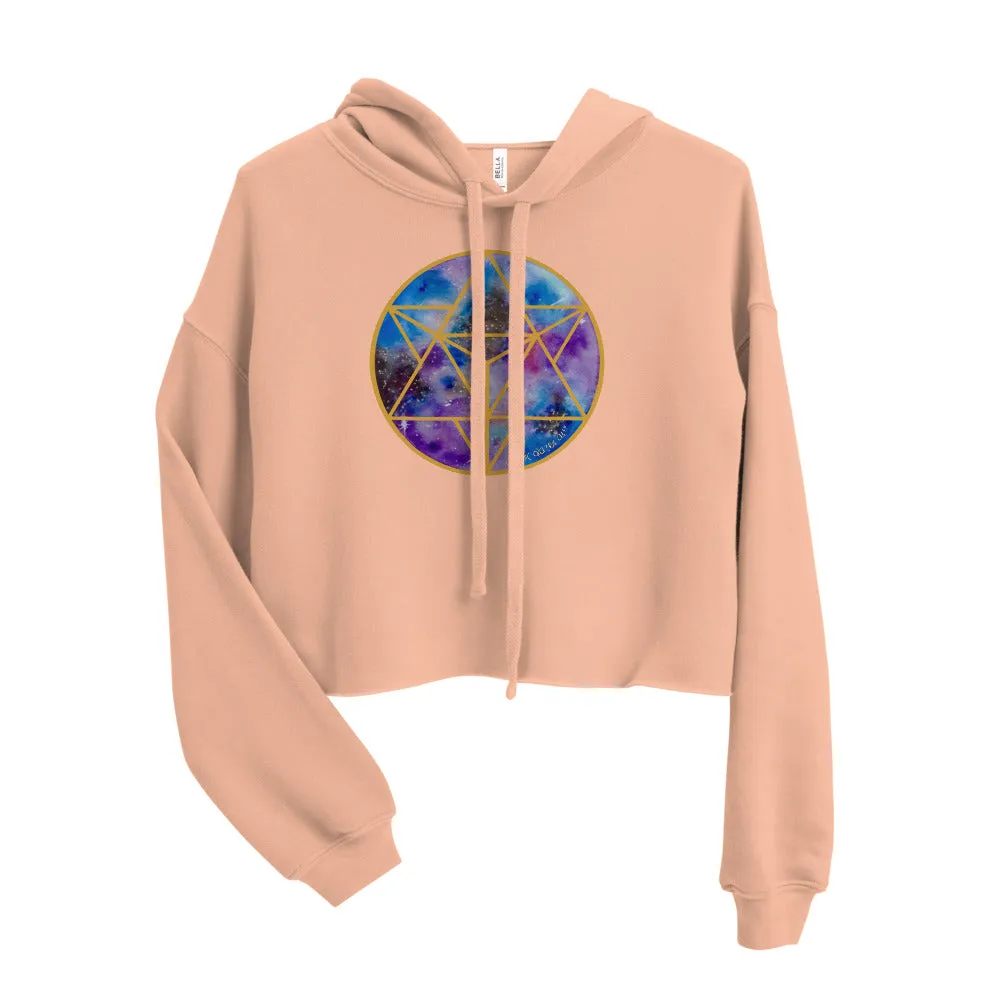 Celestial Merkabah (GOLD) ♡ Cropped Hoodie