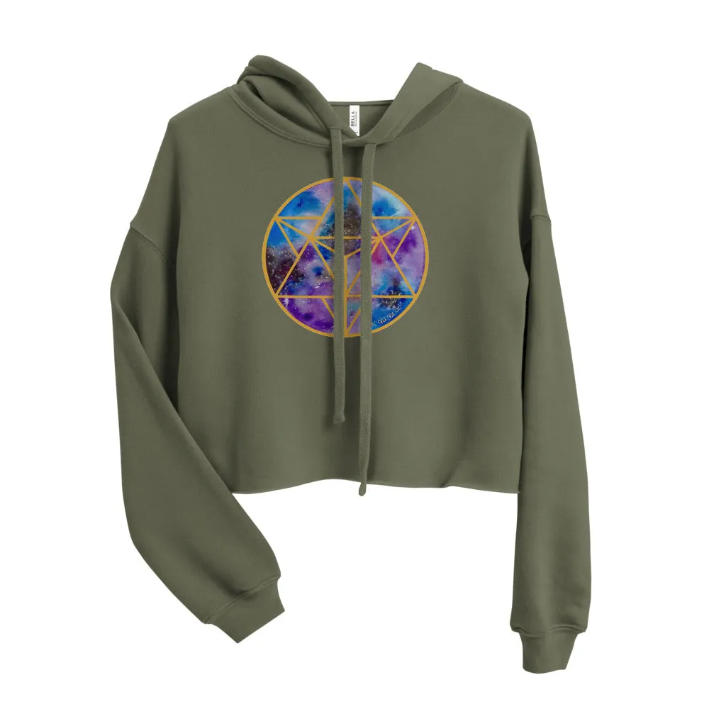 Celestial Merkabah (GOLD) ♡ Cropped Hoodie