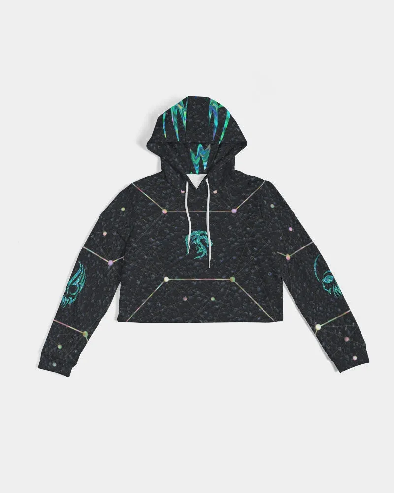 Celestial Night Women's Cropped Hoodie