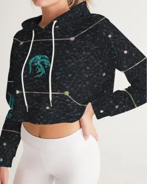 Celestial Night Women's Cropped Hoodie